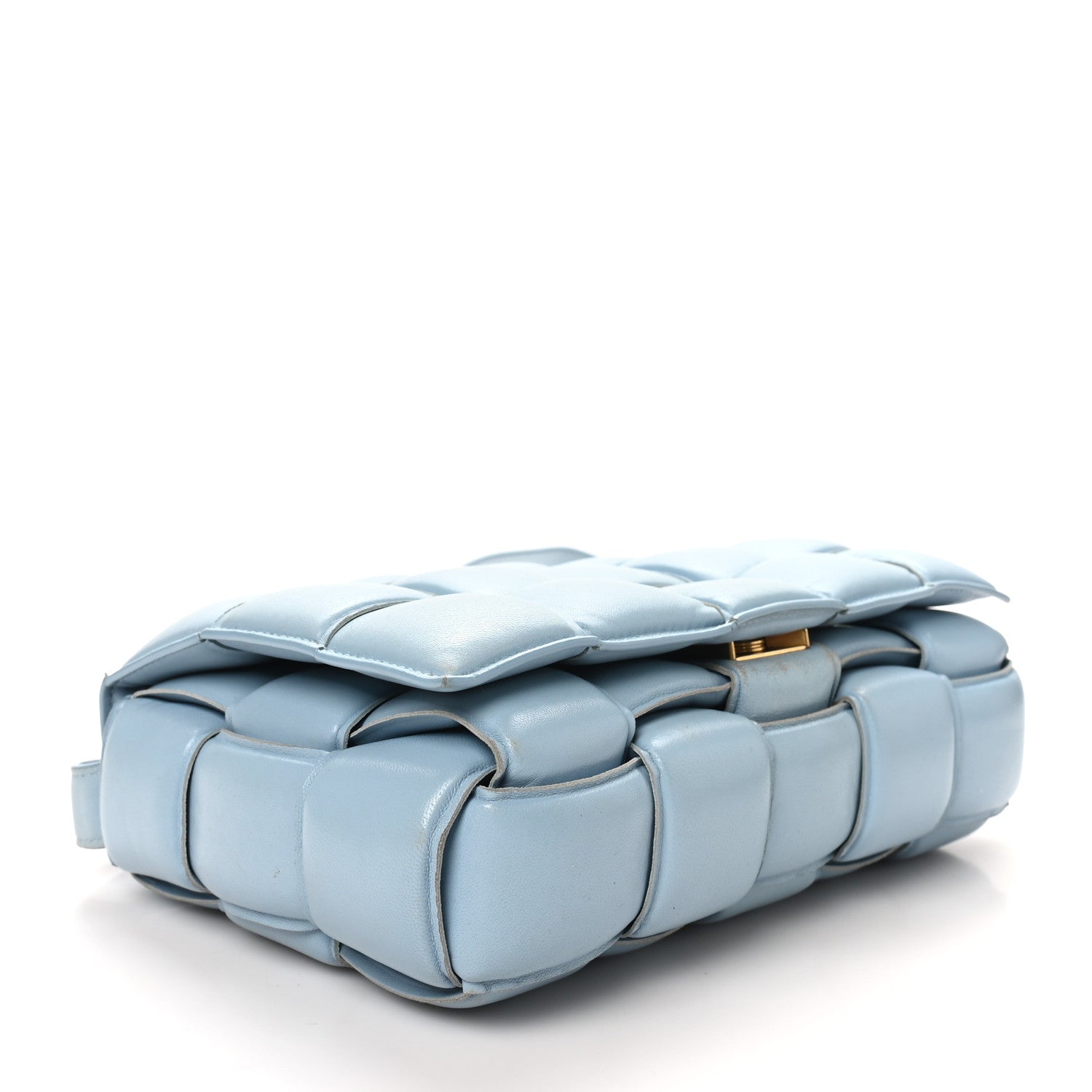 Bottega Veneta Nappa Maxi Intreccio Padded Cassette Crossbody Bag Ice 4 of 10