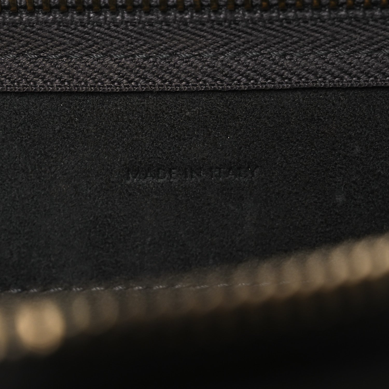 Celine Grained Calfskin Nano Belt Bag Grey 6 of 12