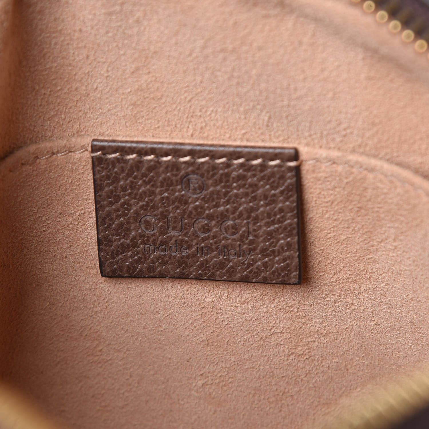 Gucci GG Supreme Monogram Web Mini Ophidia Shoulder Bag Brown 6 of 10