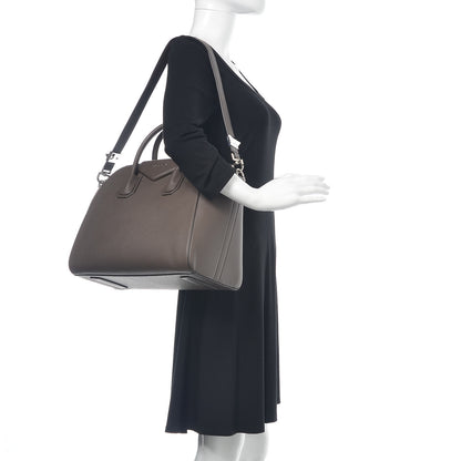 Givenchy Sugar Goatskin Medium Antigona Heather Grey 2 of 12