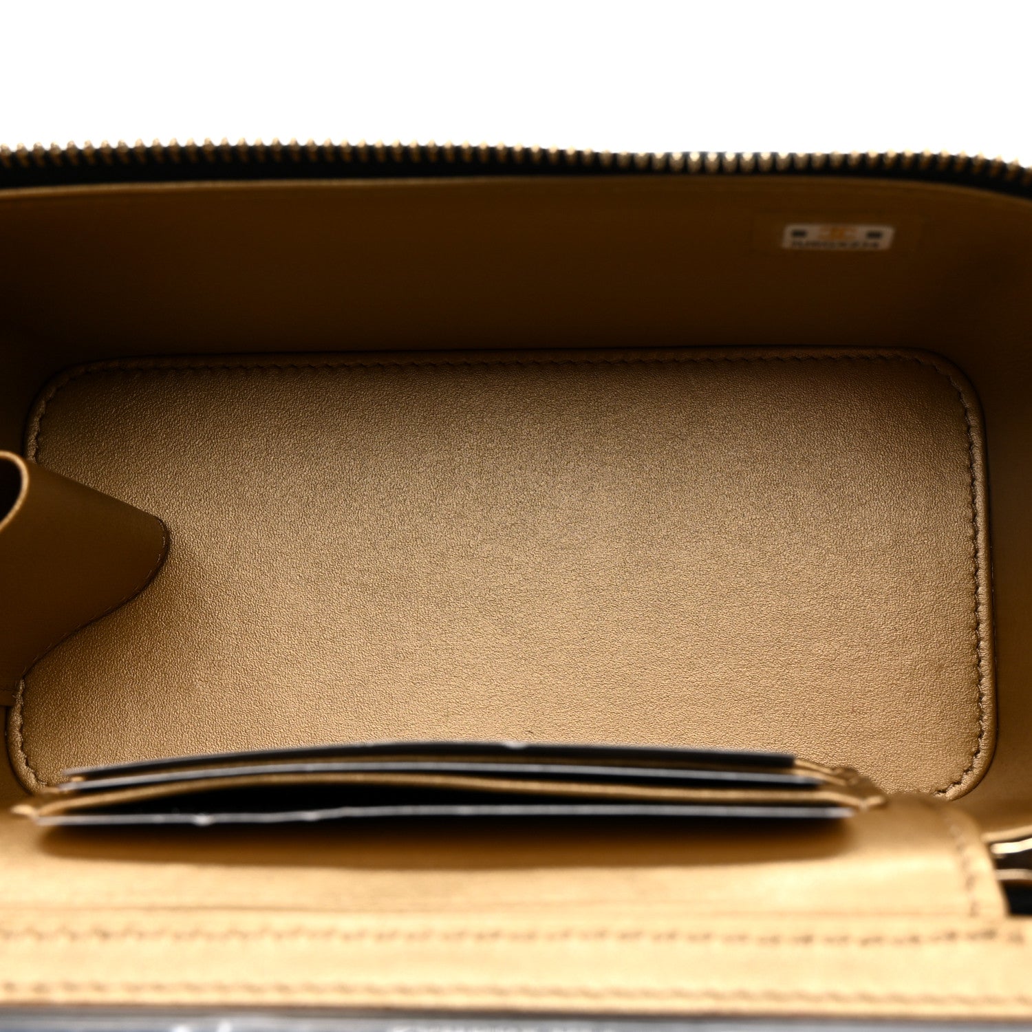 Chanel Lambskin Quilted Pearl Crush Small Vanity Case With Chain Black 6 of 13