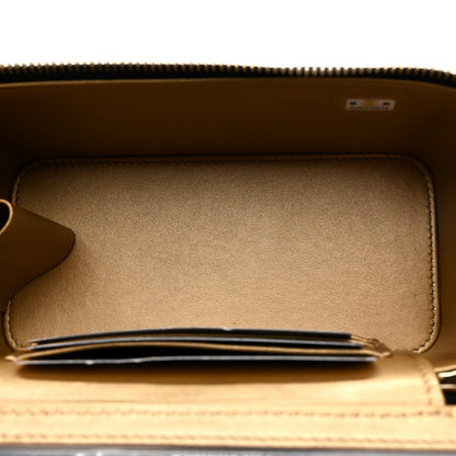 Chanel Lambskin Quilted Pearl Crush Small Vanity Case With Chain Black 6 of 13