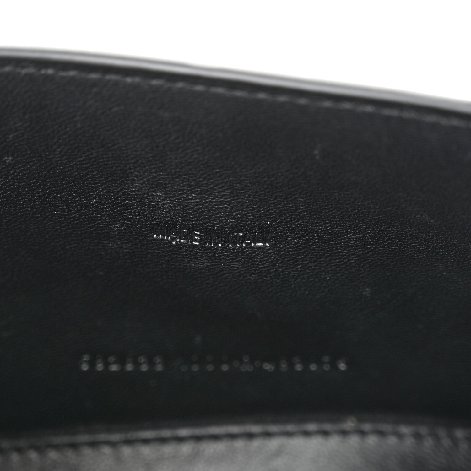 Balenciaga Shiny Calfskin Monochrome Crocodile Embossed Hourglass Top Handle Bag XS Black 9 of 17