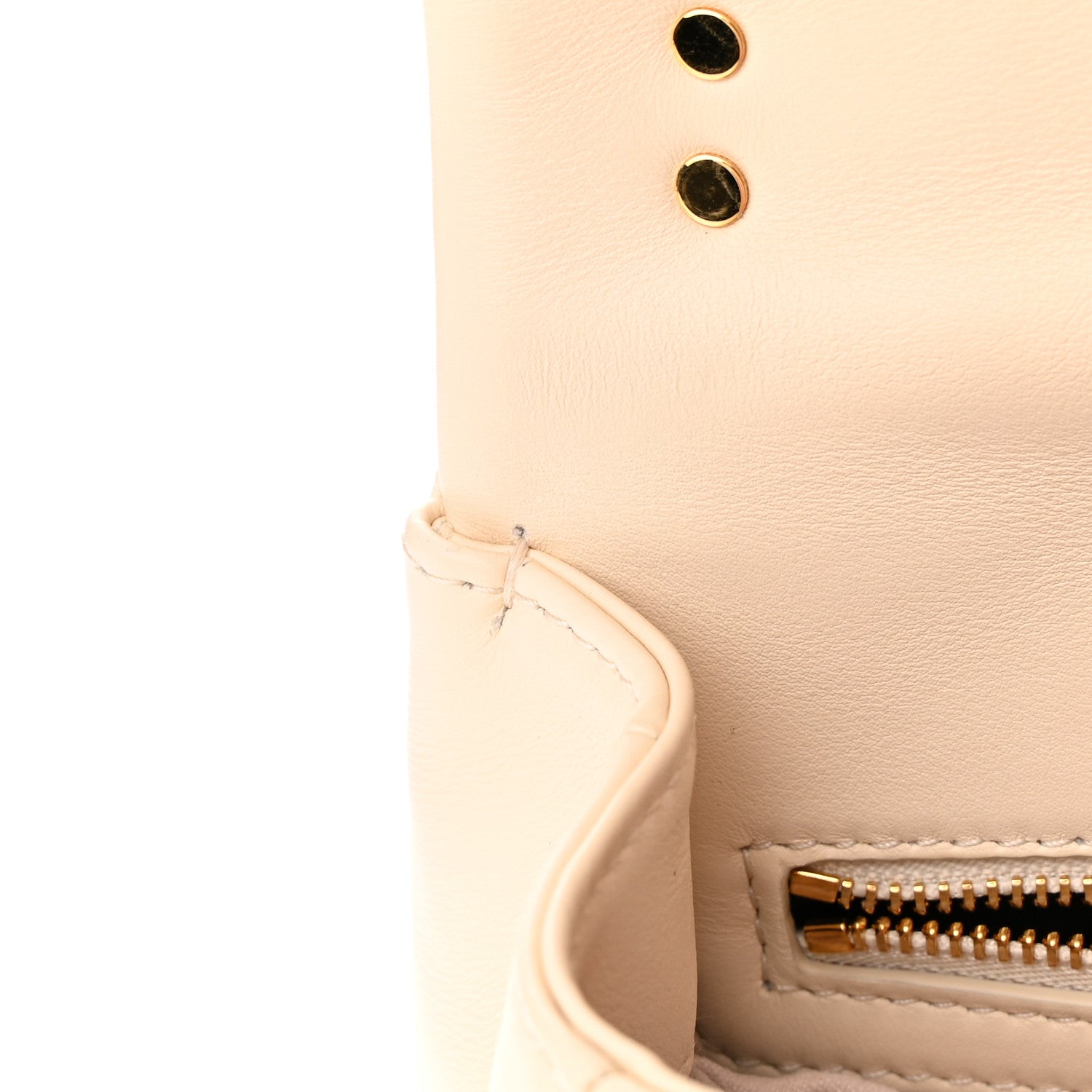 Bulgari Calfskin Matelasse Mini Serpenti Cabochon Crossbody Bag Ivory Opal 13 of 23