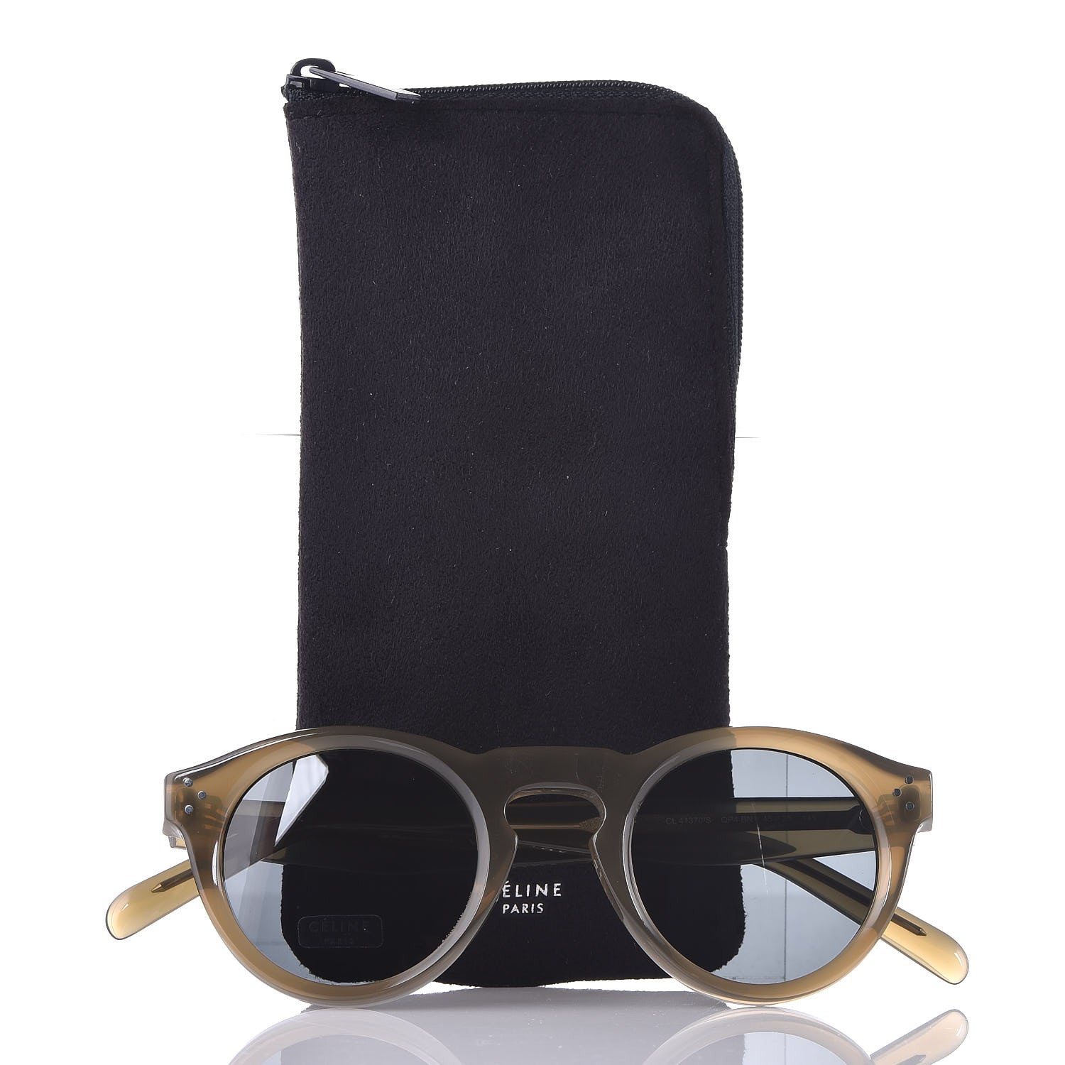 Celine Bevel Cat Sunglasses CL41370/S Green 8 of 8