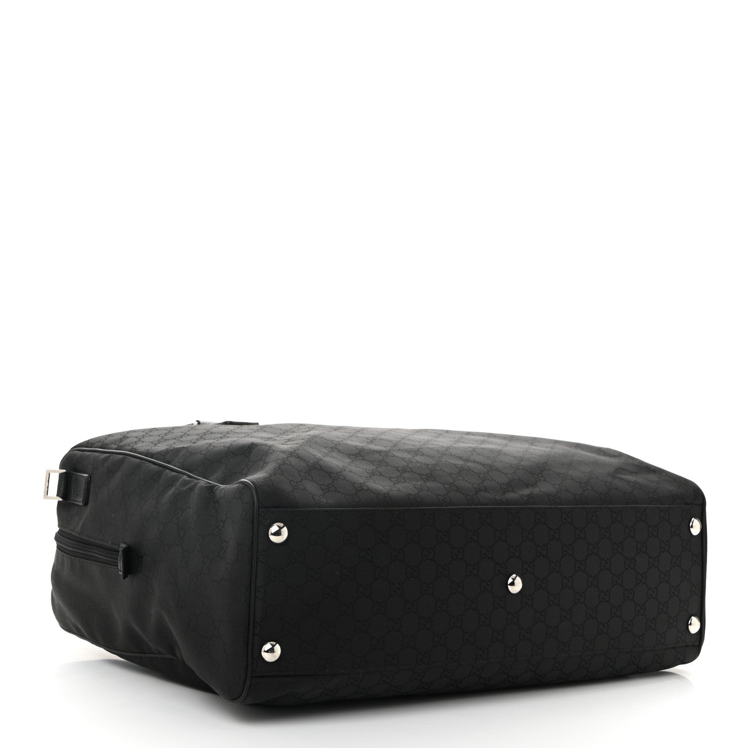 Gucci Nylon Monogram Large Duffle Bag Black 4 of 10