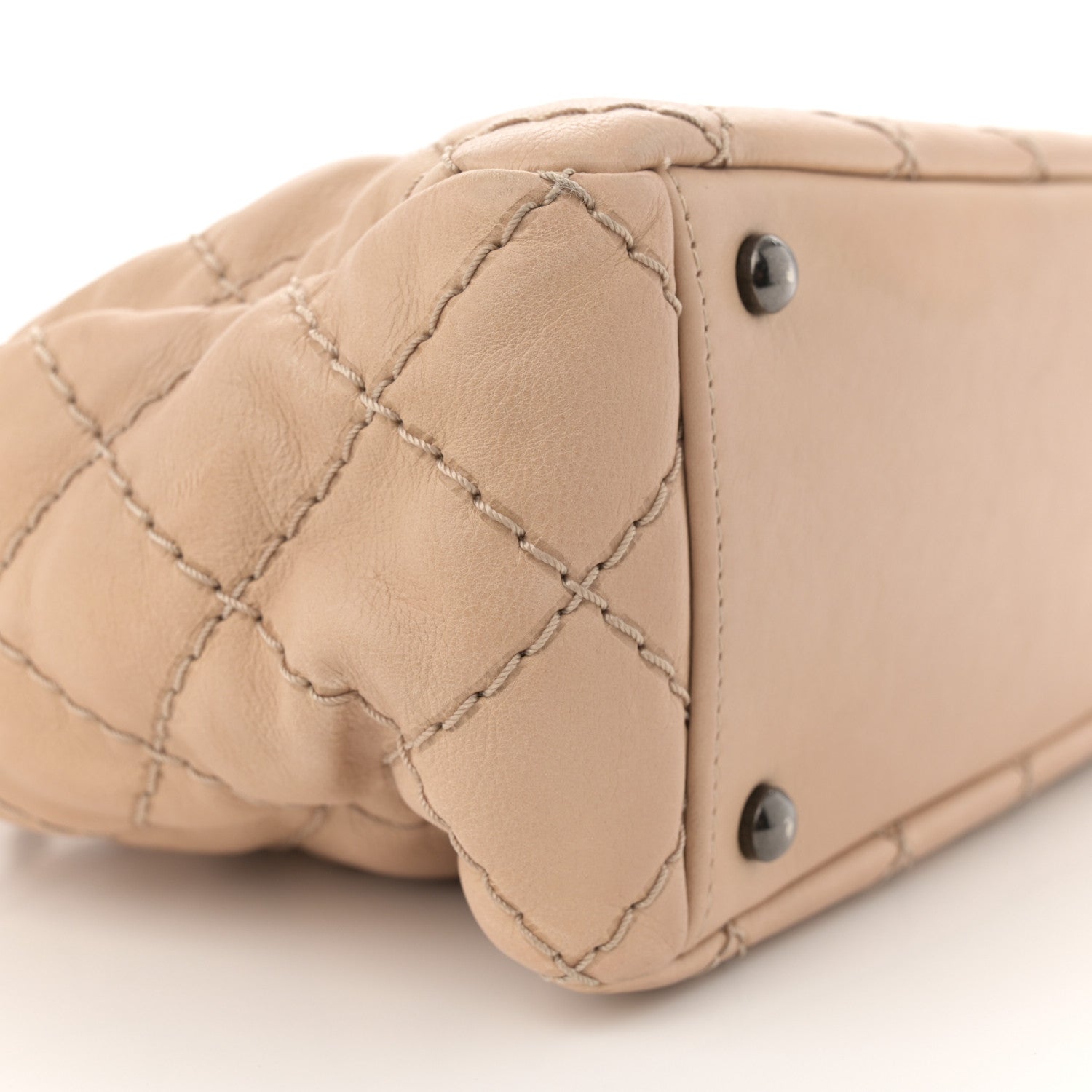 Chanel Calfskin Medium Stitch It Tote Beige 10 of 16