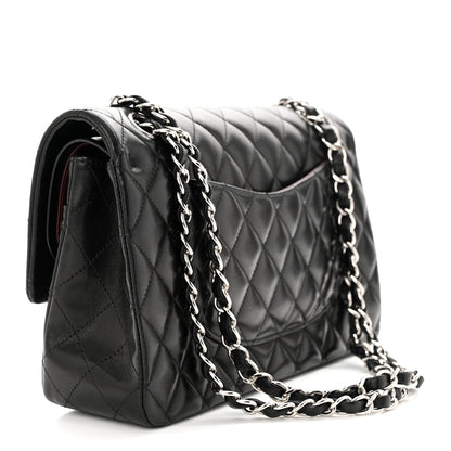 Chanel Lambskin Quilted Medium Double Flap Black 3 of 13