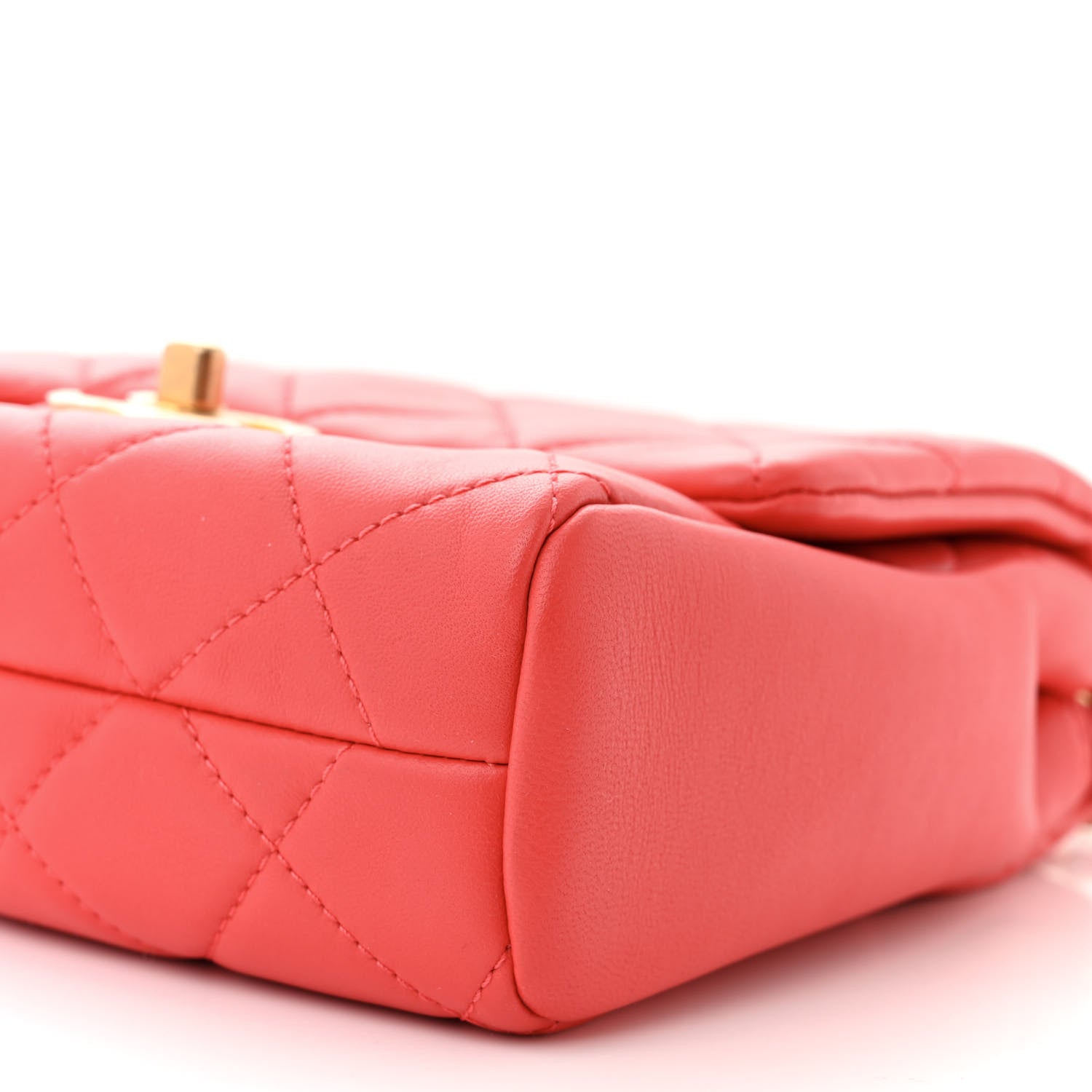 Chanel Lambskin Quilted Side-Packs Red 14 of 17