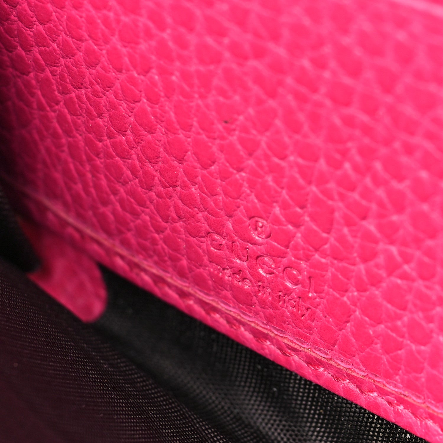 Gucci Dollar Calfskin GG Marmont Zip Around Wallet Box Pink 6 of 6
