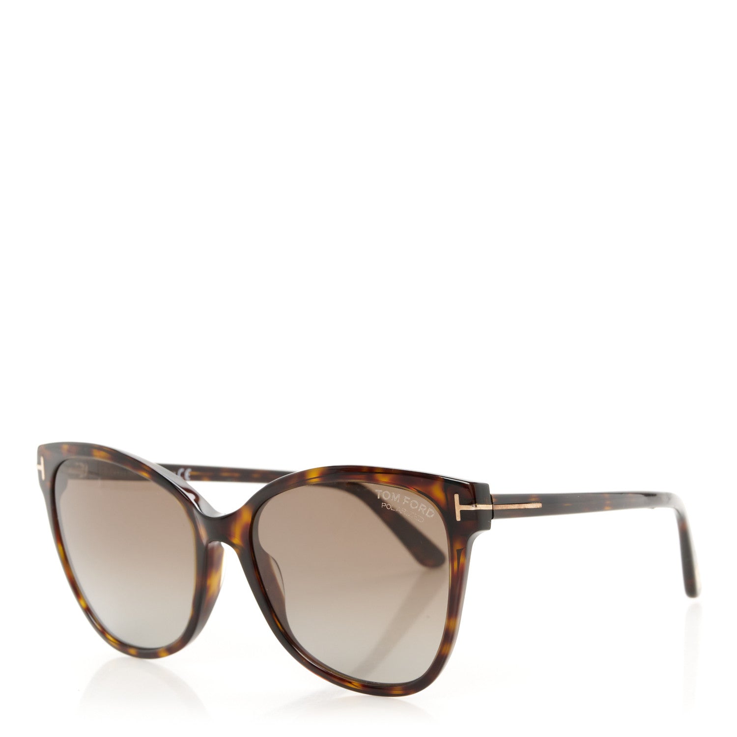 Tom Ford Acetate Polarized Ani Sunglasses TF844 Tortoise 1 of 10