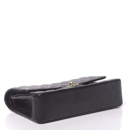 Chanel Caviar Quilted Medium Double Flap Black 4 of 21