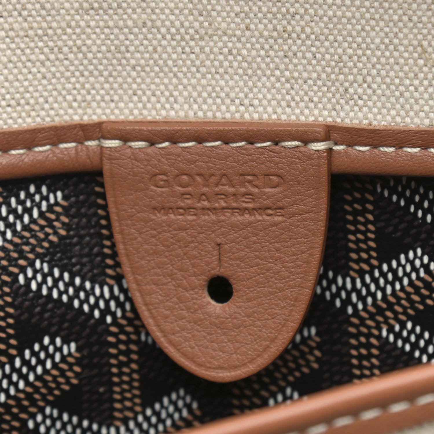 Goyard Goyardine Artois MM Black Gold 6 of 11