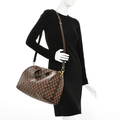 Louis Vuitton Damier Ebene Speedy Bandouliere 35 2 of 9