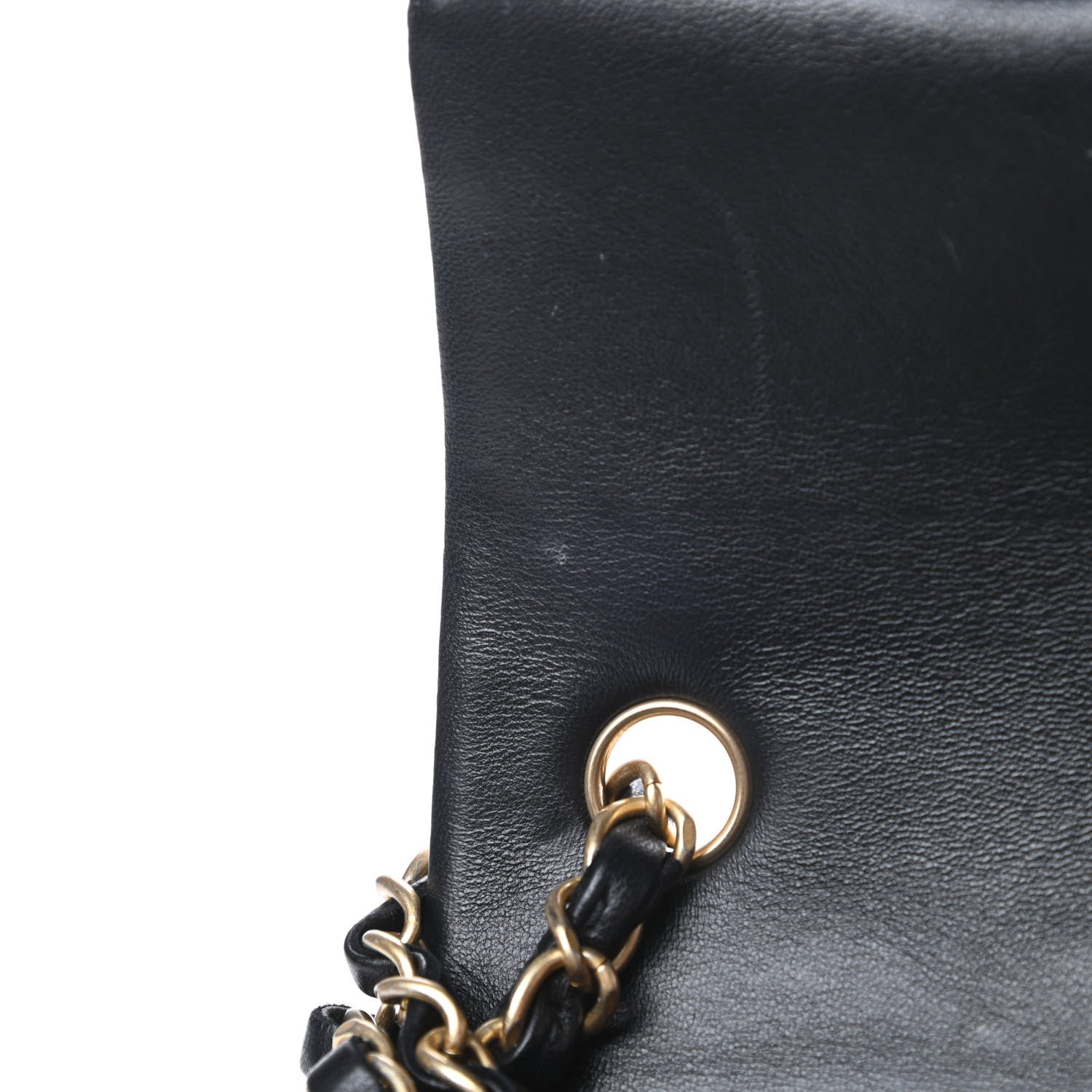 Chanel Lambskin Quilted Mini Rectangular Flap Black 14 of 15