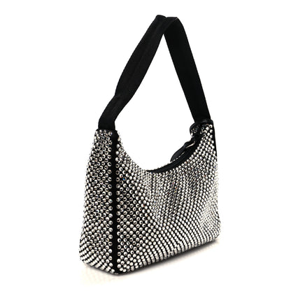 Prada Satin Crystal Mini Re-Edition 2000 Bag Cristal 3 of 10