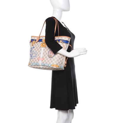 Louis Vuitton Damier Azur Summer Trunks Forte Dei Marmi Neo Neverfull MM 2 of 10