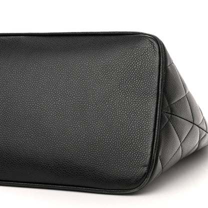 Chanel Caviar Quilted Medallion Tote Black 10 of 11