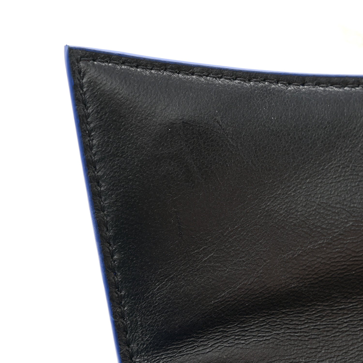 Balenciaga Metallic Shiny Calfskin Crocodile Embossed Hourglass Top Handle Bag XS Royal Blue 13 of 13