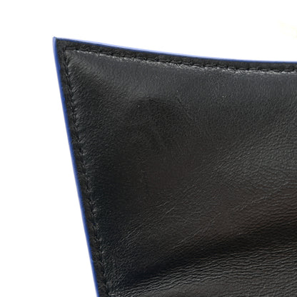 Balenciaga Metallic Shiny Calfskin Crocodile Embossed Hourglass Top Handle Bag XS Royal Blue 13 of 13