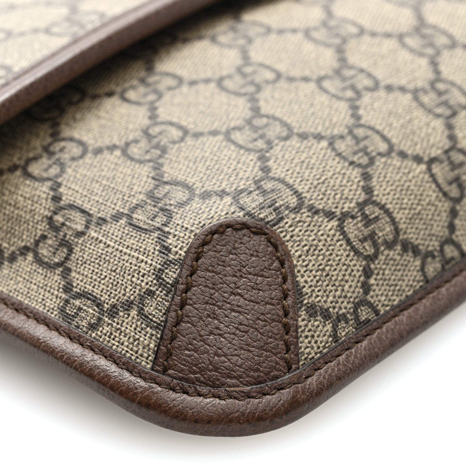Gucci GG Supreme Monogram Neo Vintage Web Belt Bag Brown 10 of 11