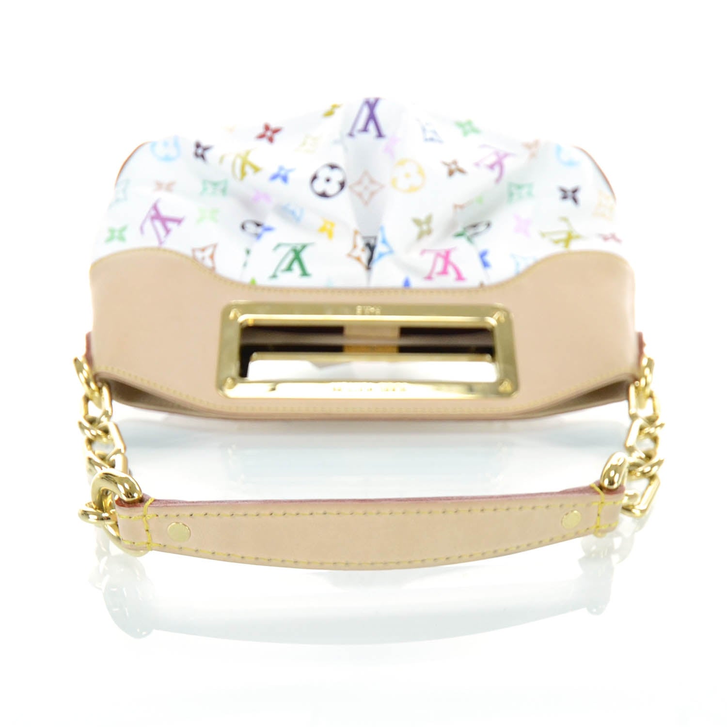 Louis Vuitton Monogram Multicolor Judy PM White 4 of 9