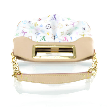 Louis Vuitton Monogram Multicolor Judy PM White 4 of 9