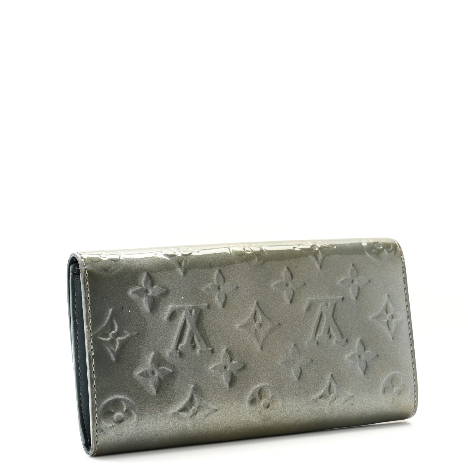 Louis Vuitton Vernis Sarah Wallet Givre 3 of 10
