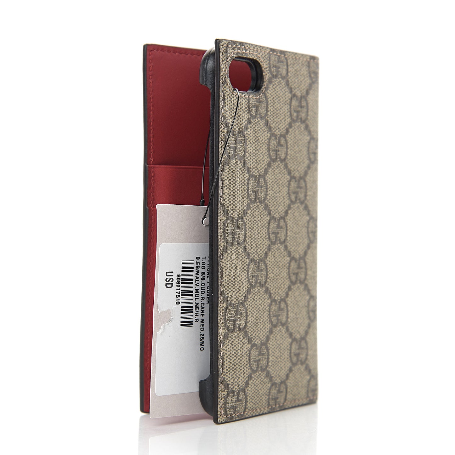 GG Supreme Monogram Bosco iPhone 7/8 Case Red