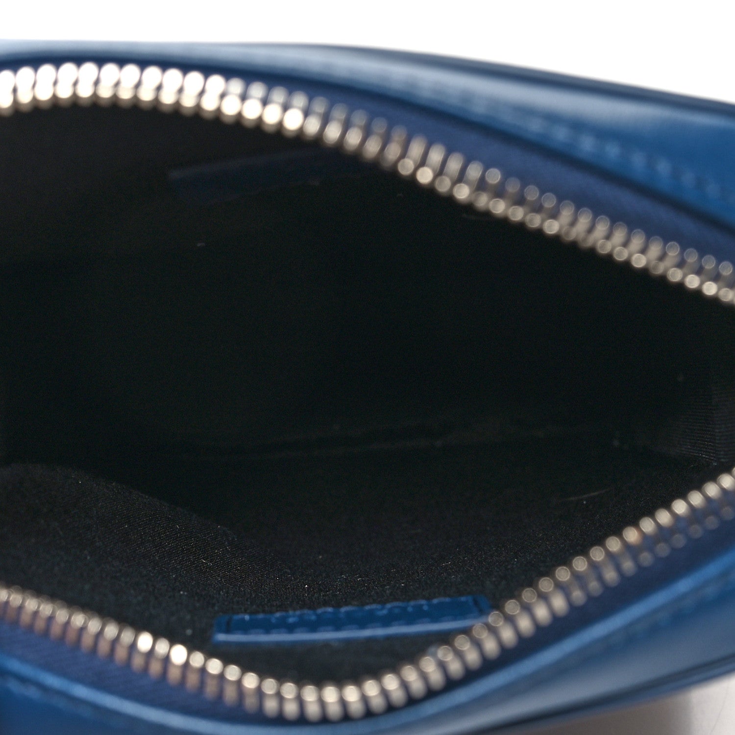 Christian Dior Calfskin Oblique Galaxy Perforated World Tour Messenger Pouch Blue White 5 of 10