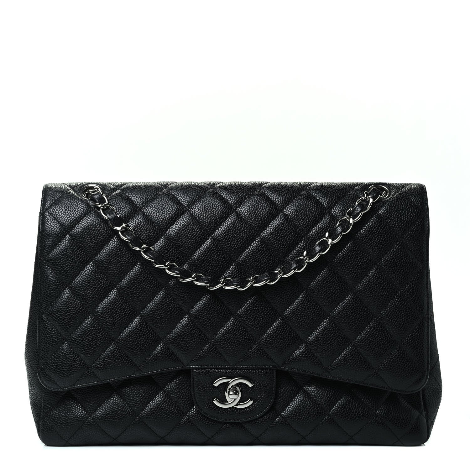Chanel Caviar Quilted Maxi Single Flap Black 1 of 4
