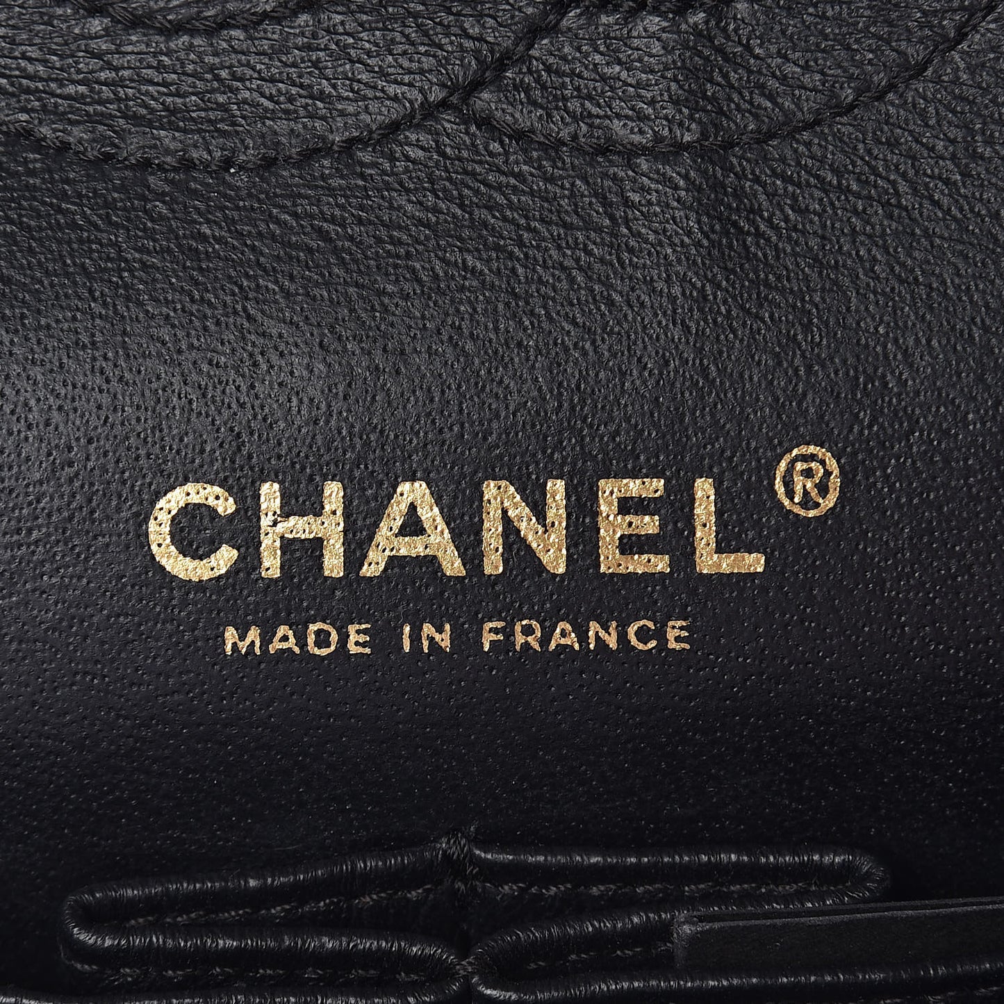 Metallic Brocade Quilted Medium Double Flap Dark Grey