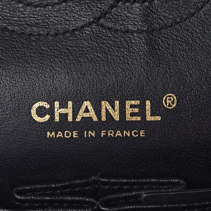 Chanel Metallic Brocade Quilted Medium Double Flap Dark Grey 6 of 15