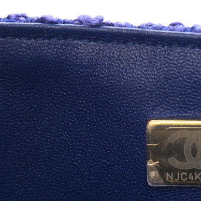 Chanel Tweed Quilted Mini Rectangular Flap Blue 7 of 10
