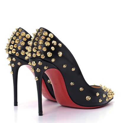 Christian Louboutin Nappa Shiny Studded Aimantaclou 100 Pumps 36 Black 2 of 7