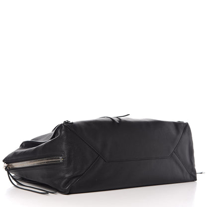 Balenciaga Supple Calfskin Papier A4 Zip Around Tote Black 4 of 11