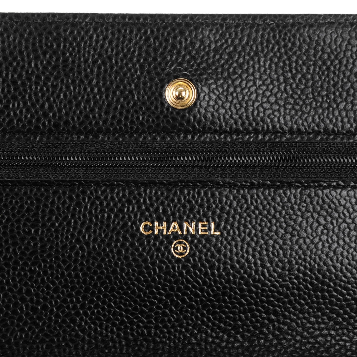 Chanel Caviar Quilted Wallet On Chain WOC Black 5 of 9