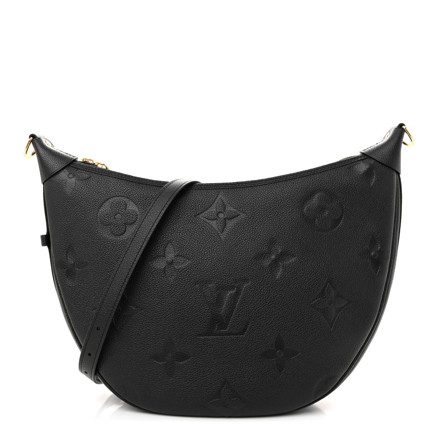 Empreinte Monogram Giant Loop Hobo Black