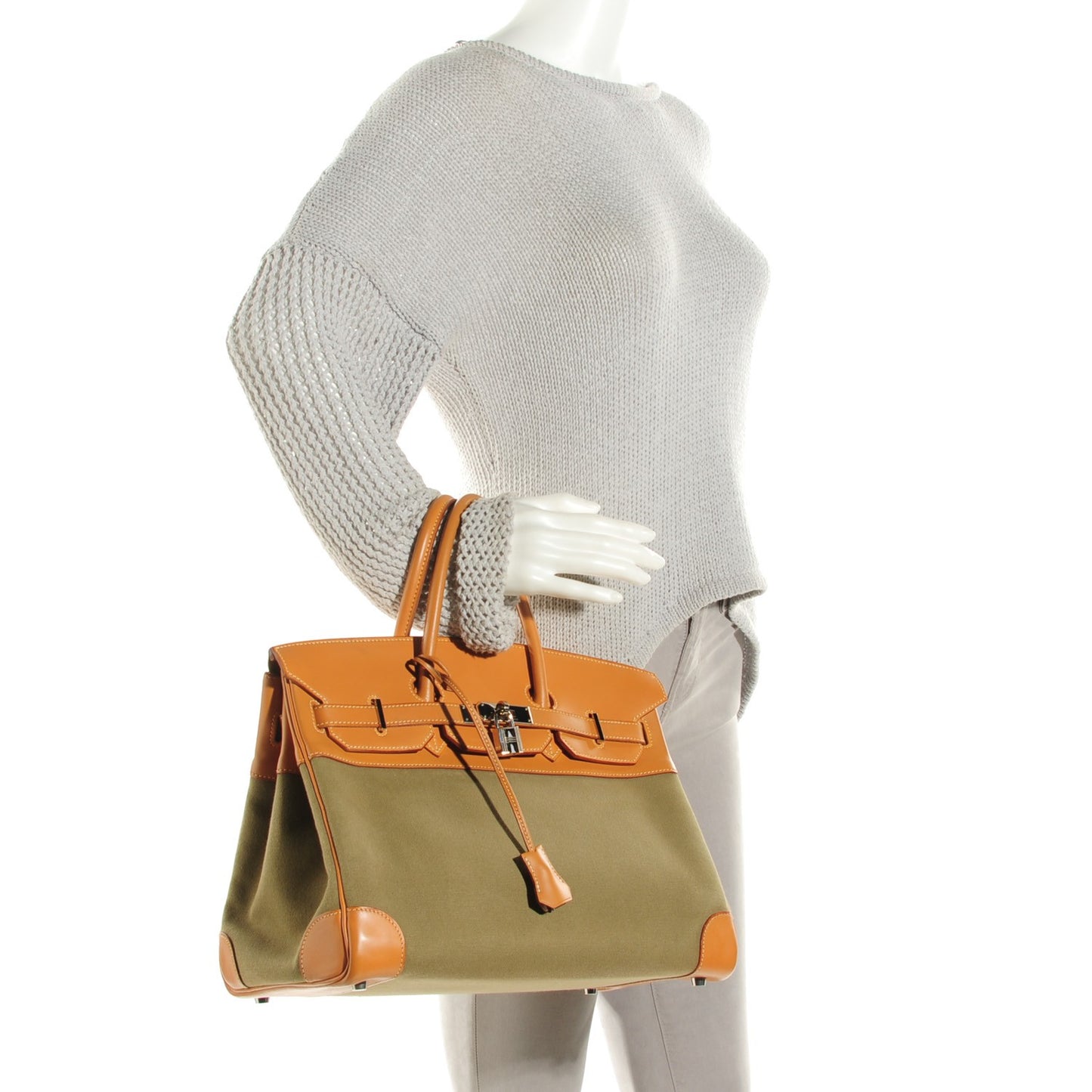 Toile Natural Barenia Birkin 35