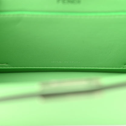Fendi Shiny Nappa Petite Peekaboo I SEE U Satchel Edamame 8 of 13
