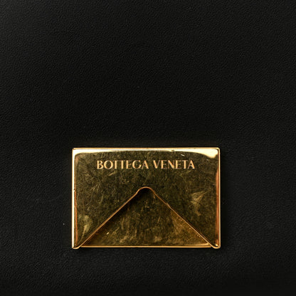 Bottega Veneta Calfskin Mount Envelope Bag Black 10 of 11