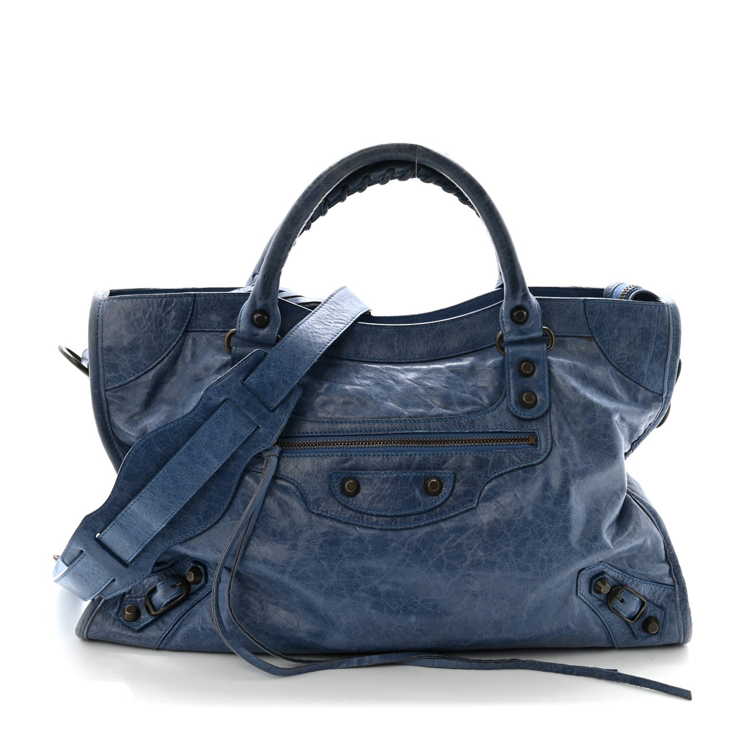 Balenciaga Agneau Classic Hardware City Bleuet 1 of 9