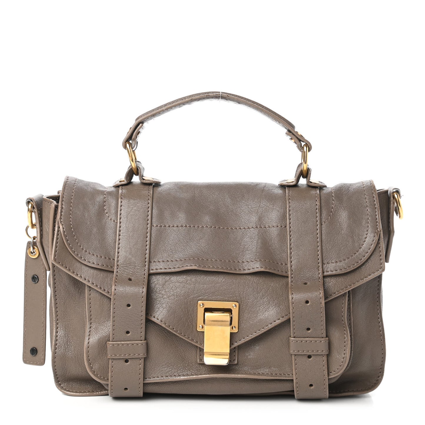 Lambskin Tiny PS1 Satchel Smoke