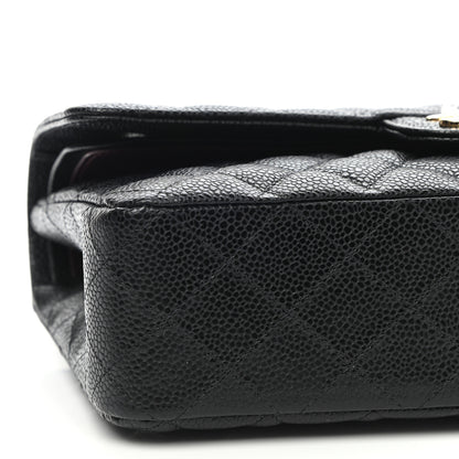 Chanel Caviar Quilted Medium Double Flap Black 8 of 9