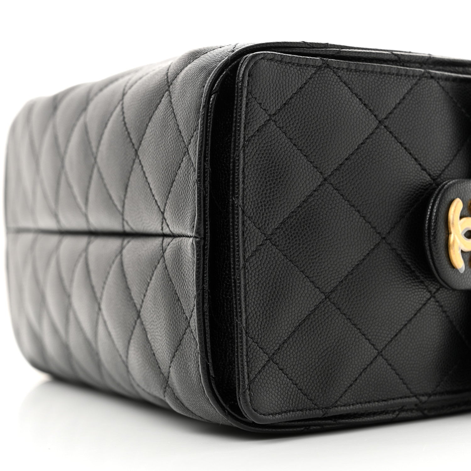 Chanel Caviar Quilted Small Chanel 25 Handbag Black 11 of 12