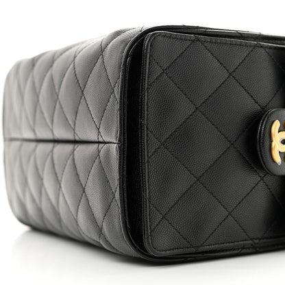Chanel Caviar Quilted Small Chanel 25 Handbag Black 11 of 12