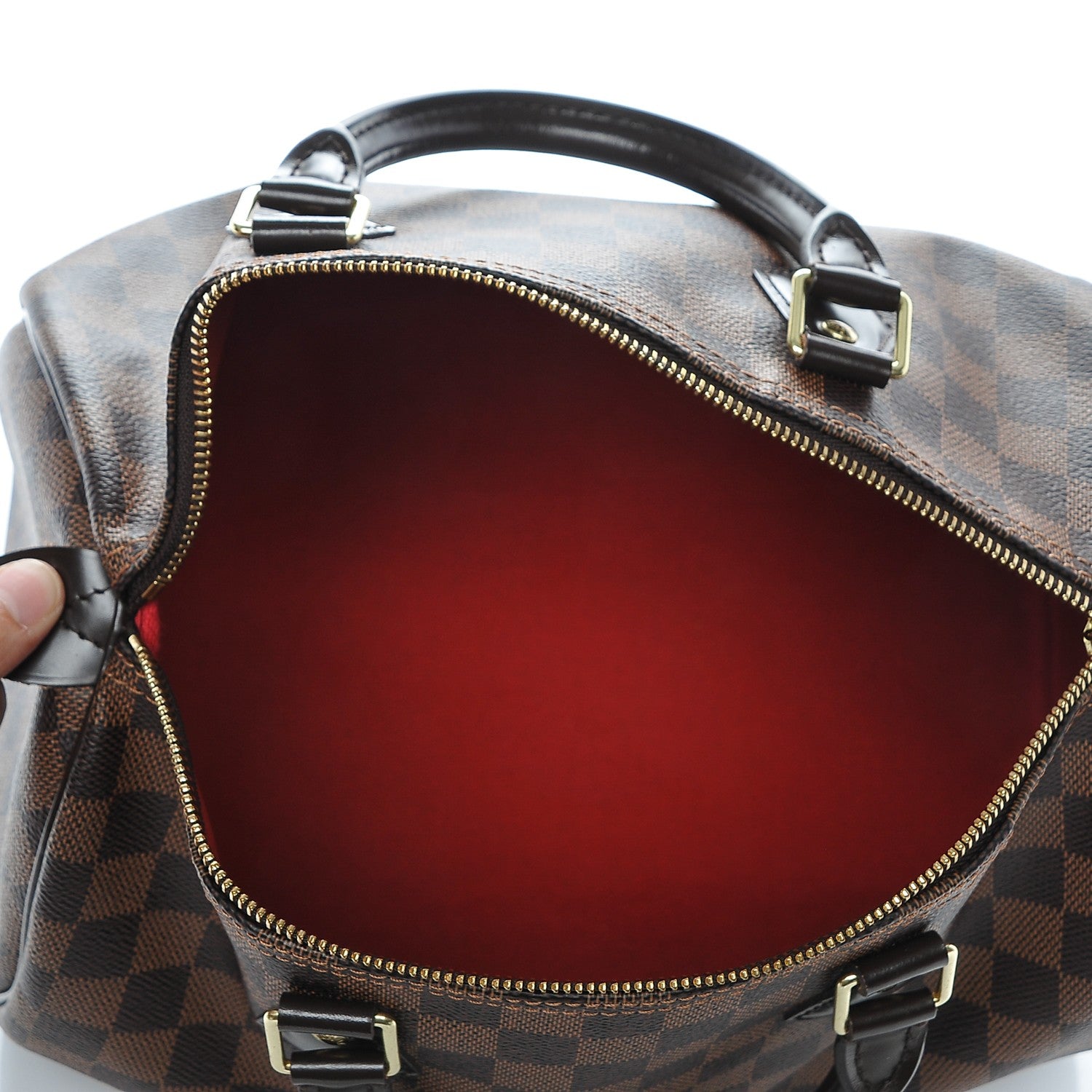 Louis Vuitton Damier Ebene Speedy 30 5 of 7