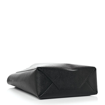 Celine Grained Calfskin Small Vertical Cabas Black 4 of 9