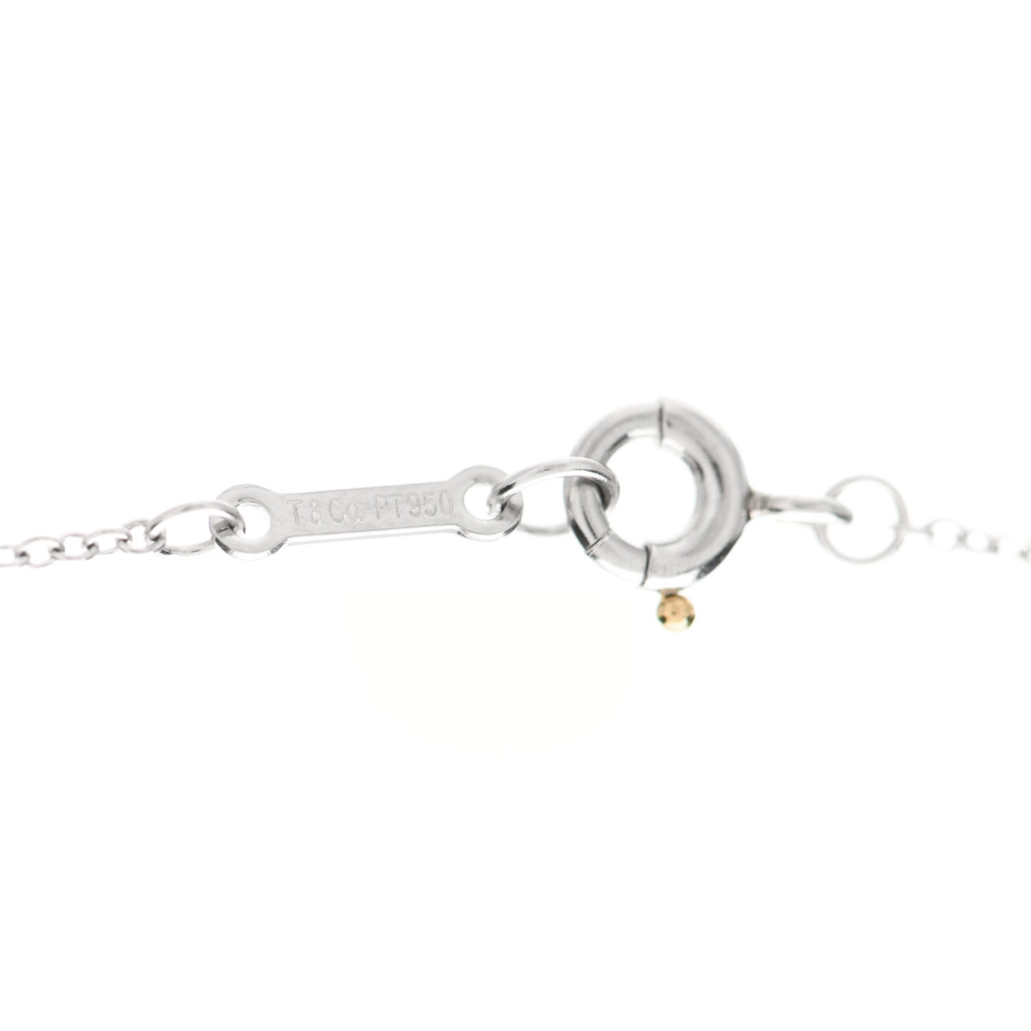 Tiffany Platinum Diamond Paloma Picasso Loving Heart Pendant Necklace 4 of 5