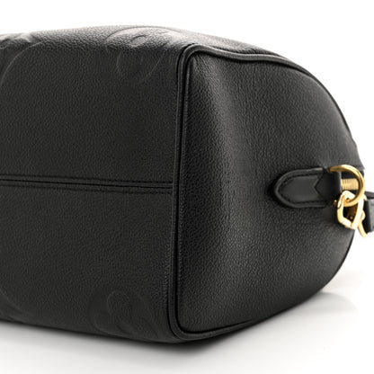 Louis Vuitton Empreinte Monogram Giant Speedy Bandouliere 25 Black 9 of 10